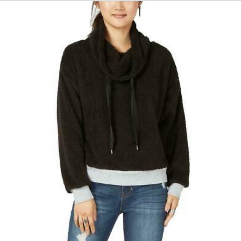 Ultra Flirt Faux Fur Hoodie Sweatshirt